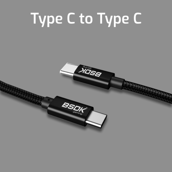 Type C to Type C - Nylon Braided - Image 2