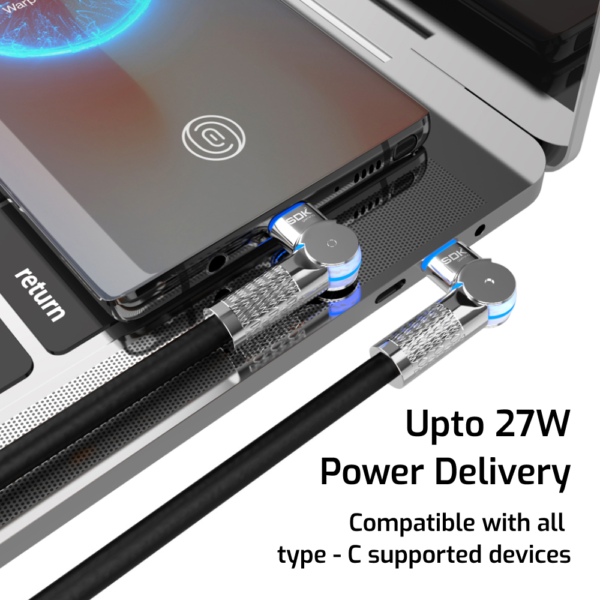 Type C to Lightning - Premium Rotational Black - Image 3
