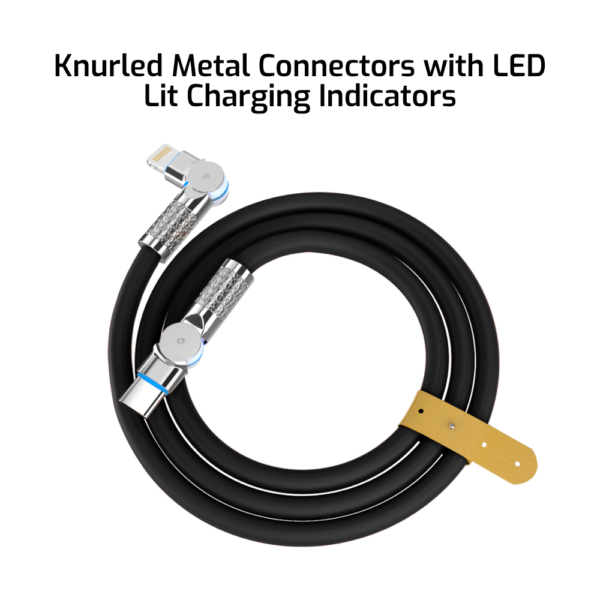 Type C to Lightning - Premium Rotational Black - Image 6