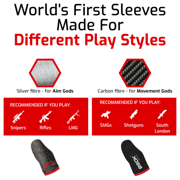 Silver Fiber Thumb sleeves (2 pairs) - Image 2