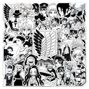 Manga Panels Assorted Black & White