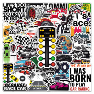 Car Racing Enthusiast Stickers