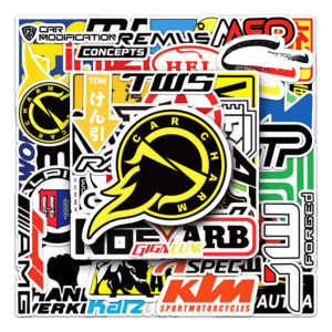 Modified Car Logos Stickers