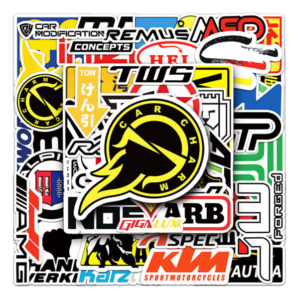Modified Car Logos Stickers