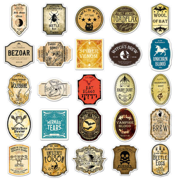 Harry Potter Potion Labels Stickers - Image 2