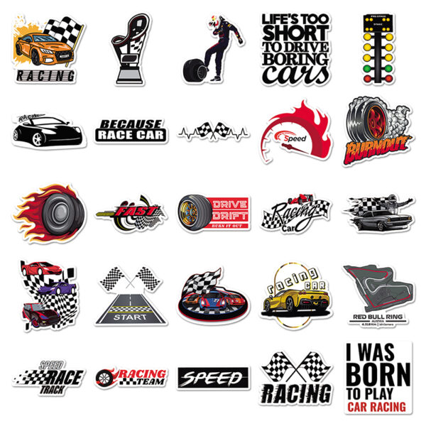 Car Racing Enthusiast Stickers - Image 3
