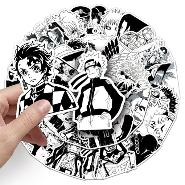 Manga Panels Assorted Black & White - Image 4