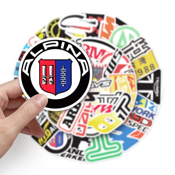 Modified Car Logos Stickers - Image 5